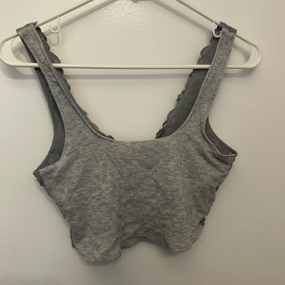 aerie Other - Aerie Gray Comfort Bralette with Wide Straps